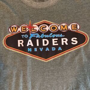 Raiders Las Vegas Logo Men’s Tee Shirt Size Medium